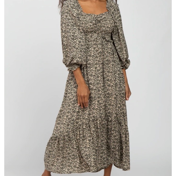 Pink blush maternity dress - Picture 4 of 6